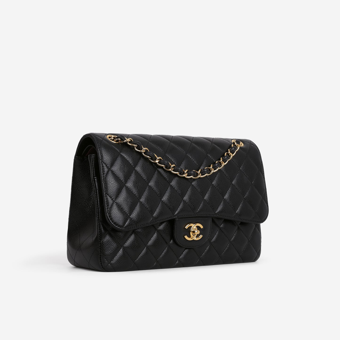 Chanel Jumbo Classic Flap - Black Caviar | Gold Hardware