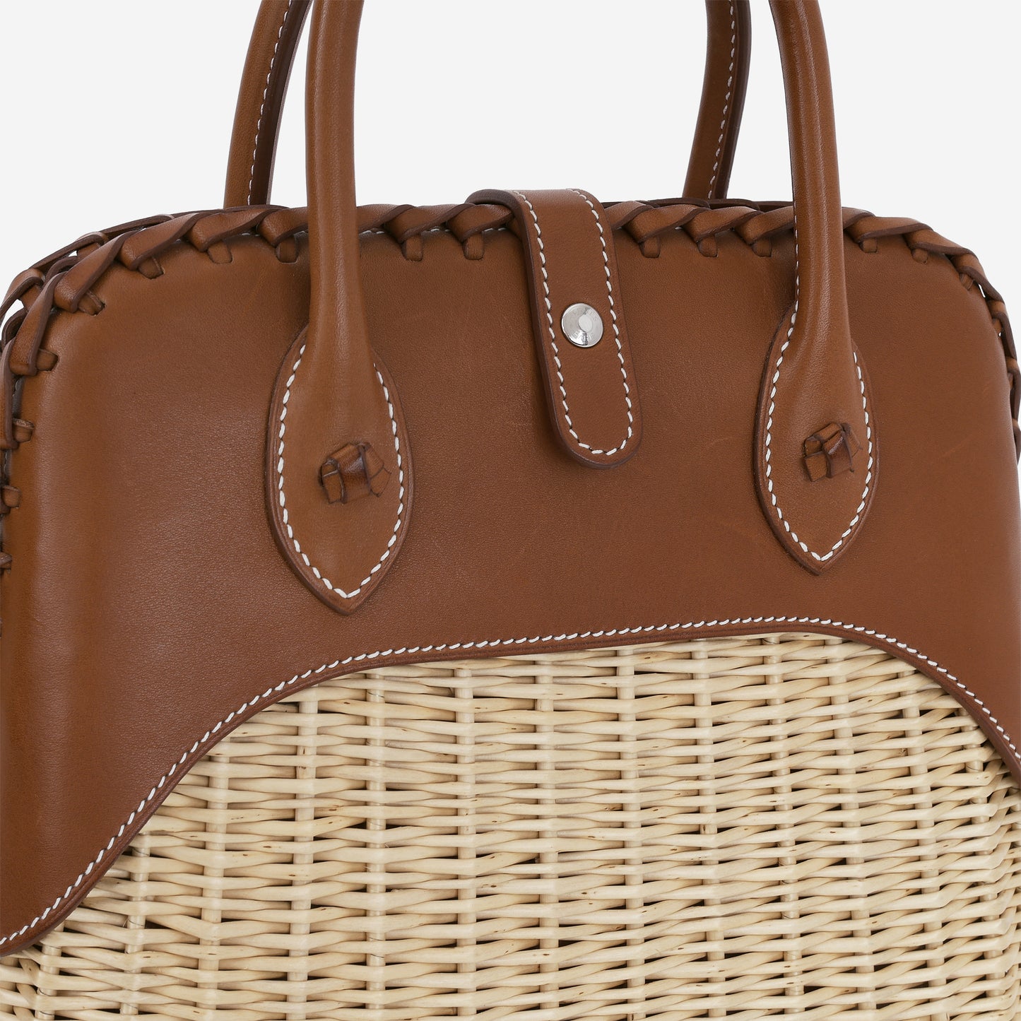 Hermès Bolide Picnic 24 - Beige Wicker / Fauve Barenia | Palladium Hardware