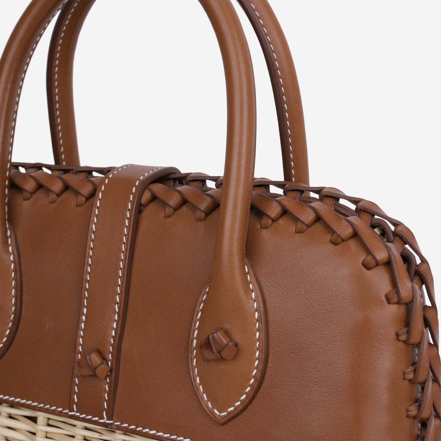 Hermès Bolide Picnic 24 - Beige Wicker / Fauve Barenia | Palladium Hardware