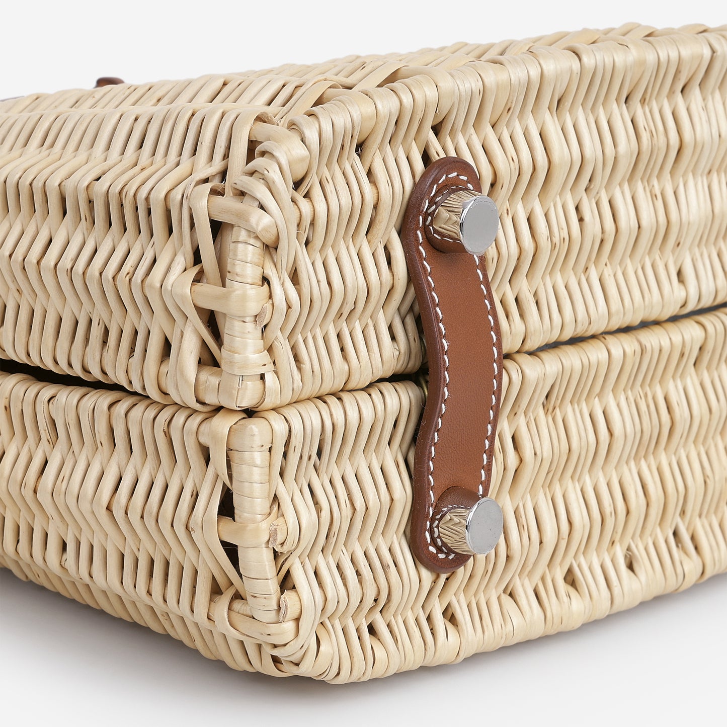Hermès Bolide Picnic 24 - Beige Wicker / Fauve Barenia | Palladium Hardware