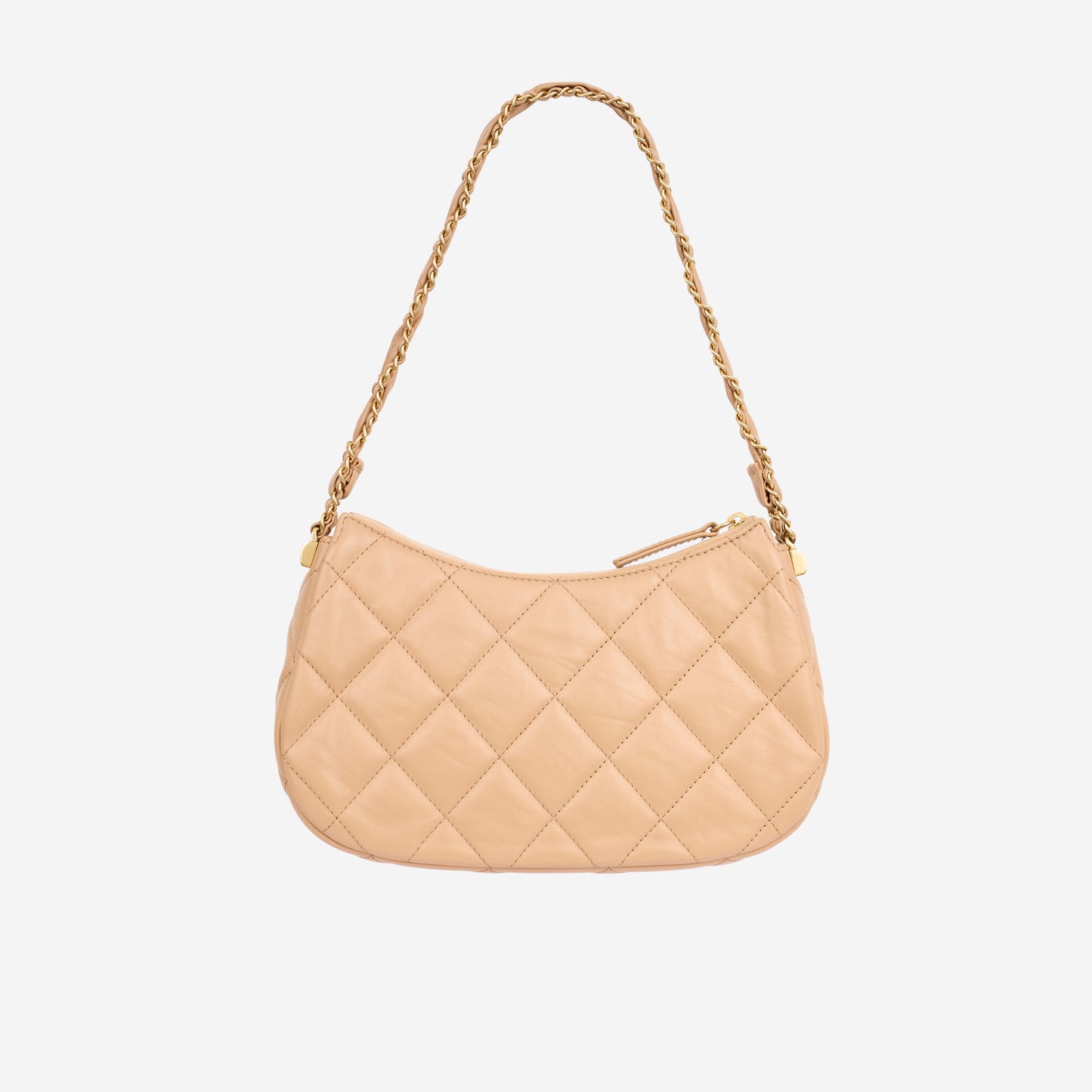 Chanel 19 Shoulder Bag - Caramel Lambskin | Aged Gold Hardware