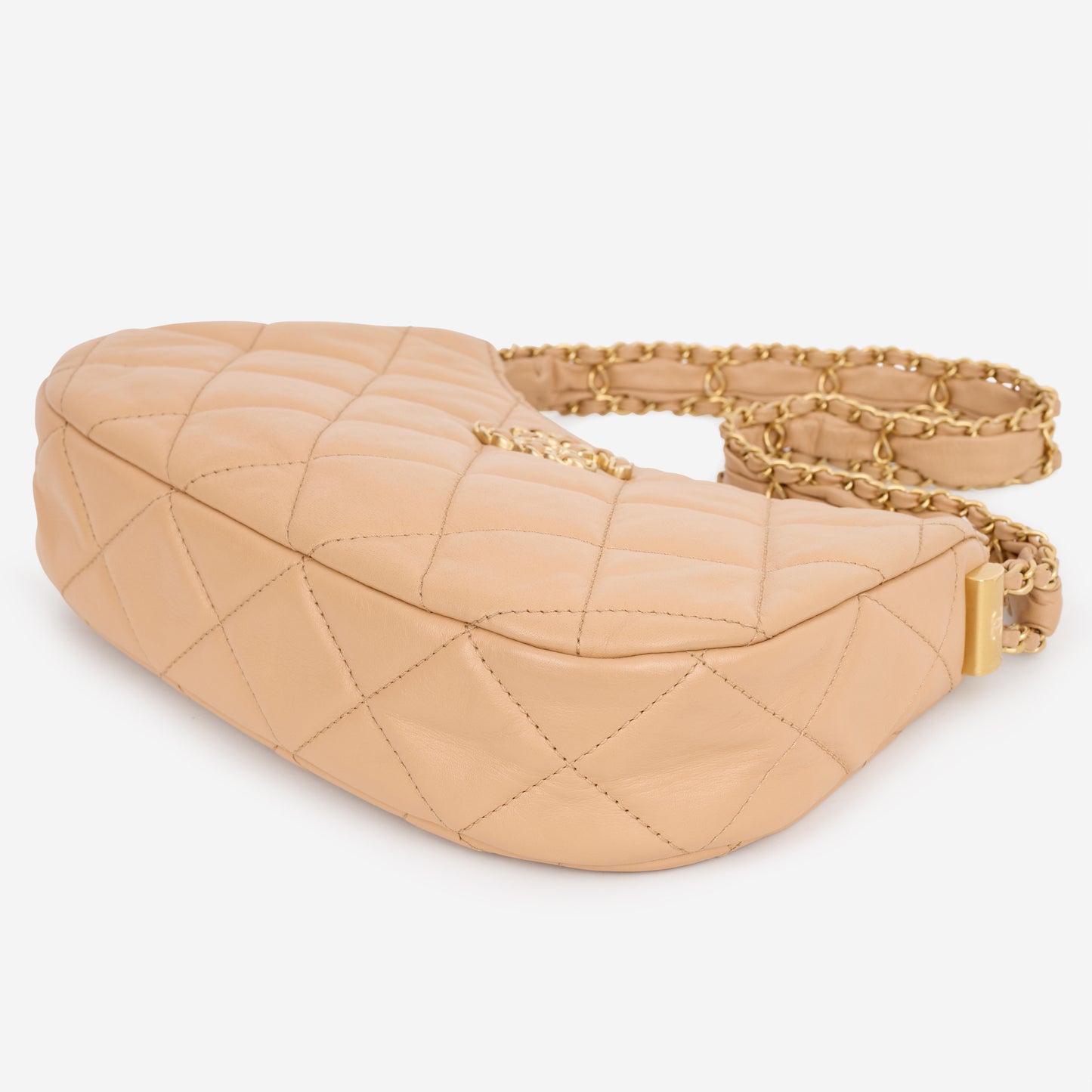 Chanel 19 Shoulder Bag - Caramel Lambskin | Aged Gold Hardware