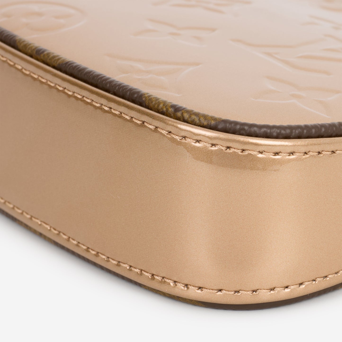 Louis Vuitton Mini Pochette Accessories - Rose Gold Vernis | Gold Hardware