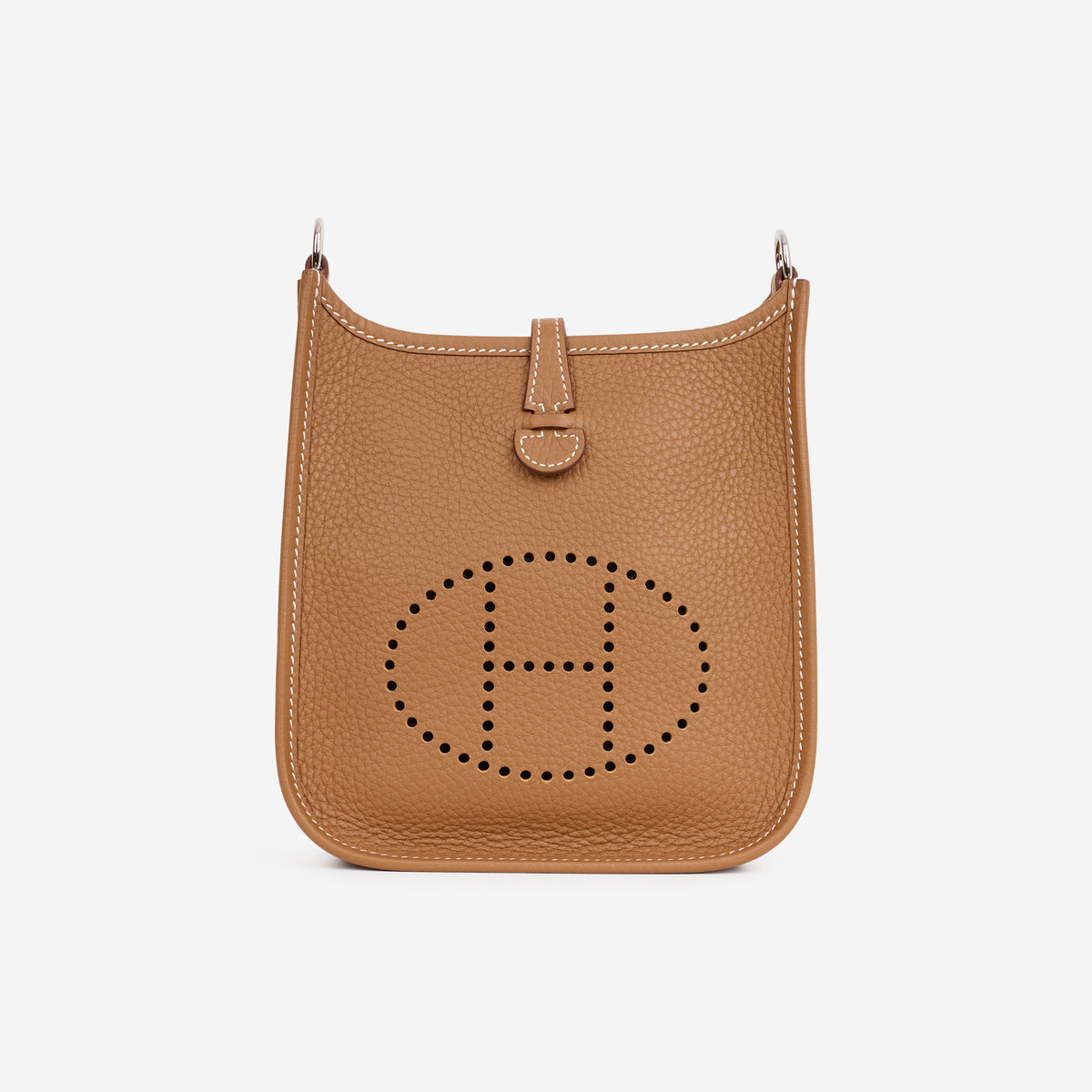 Hermès Mini Evelyne 16 - Gold Clemence | Palladium Hardware