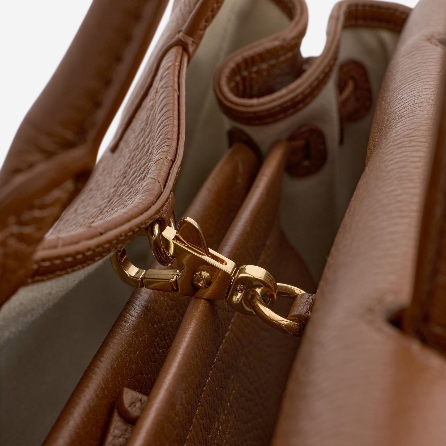 Chanel Small Tote - Brown Calfskin  | Gold Hardware