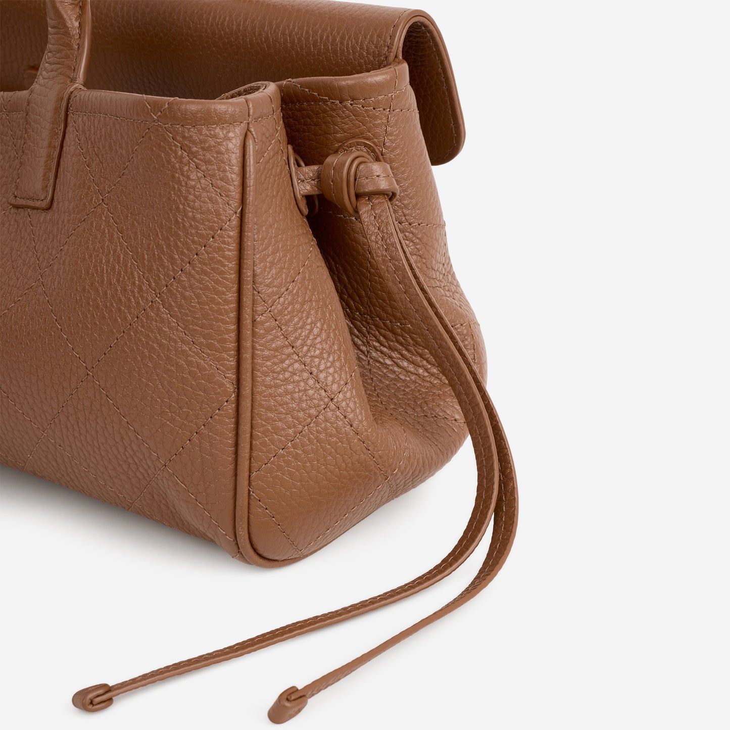 Chanel Small Tote - Brown Calfskin  | Gold Hardware