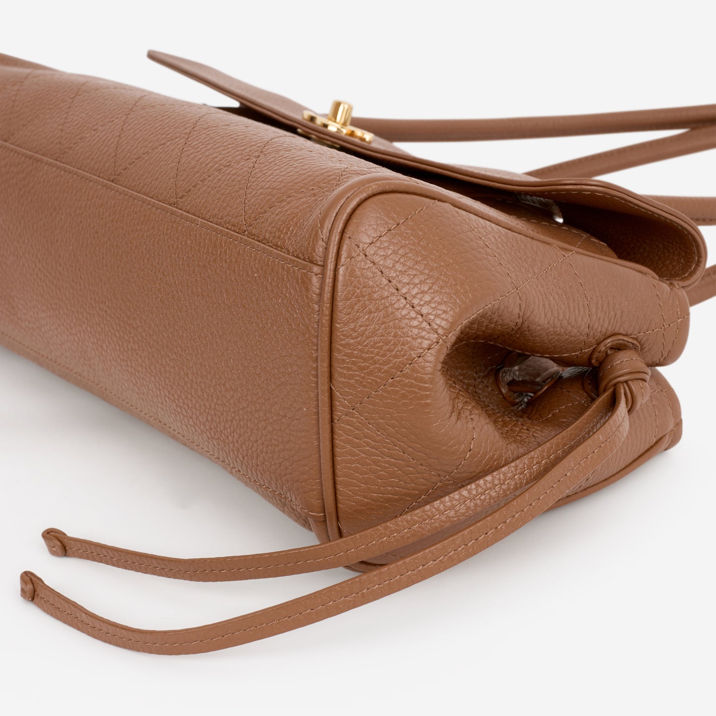 Chanel Small Tote - Brown Calfskin  | Gold Hardware