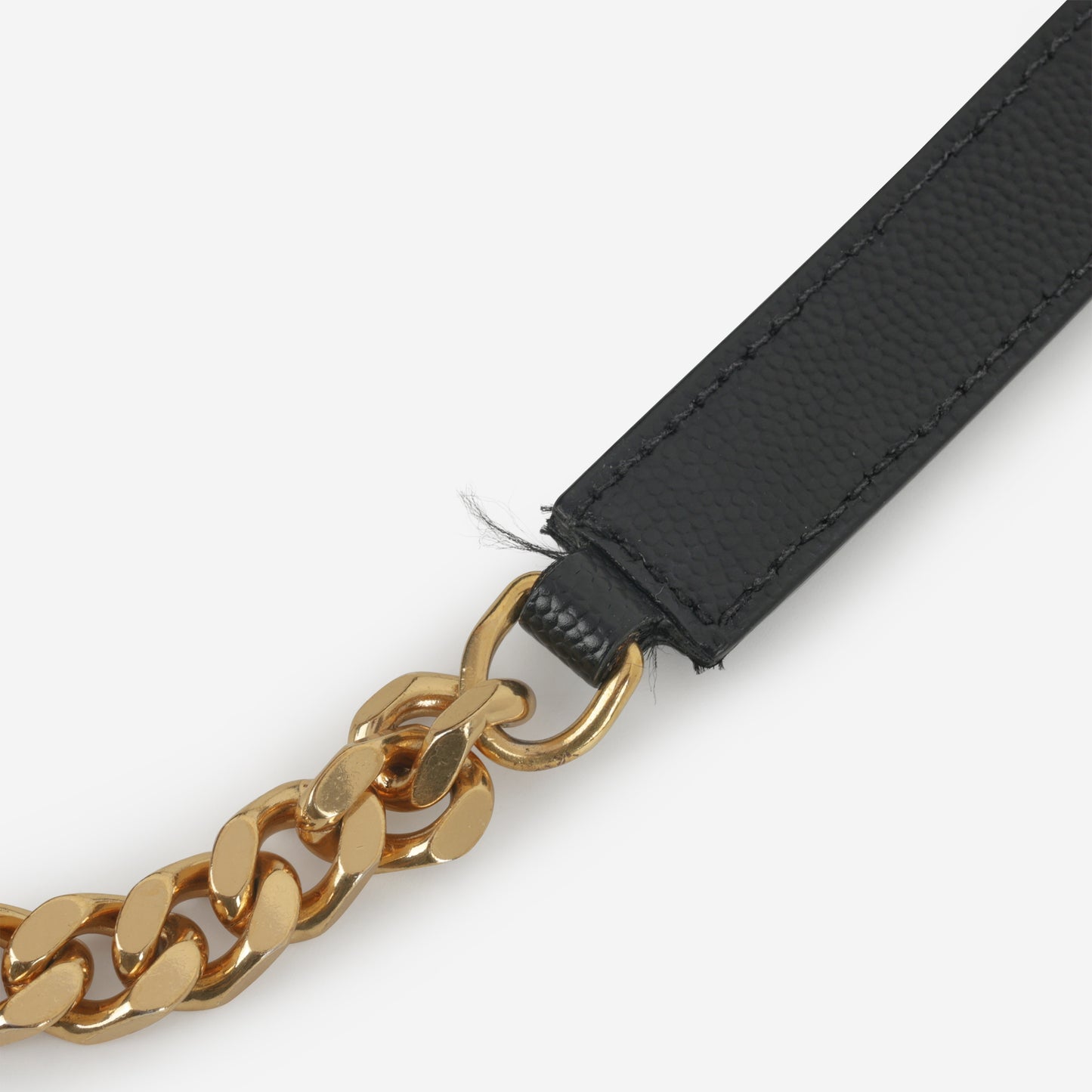 Saint Laurent Cassandre WOC – Black Grained Calfskin | Gold Hardware