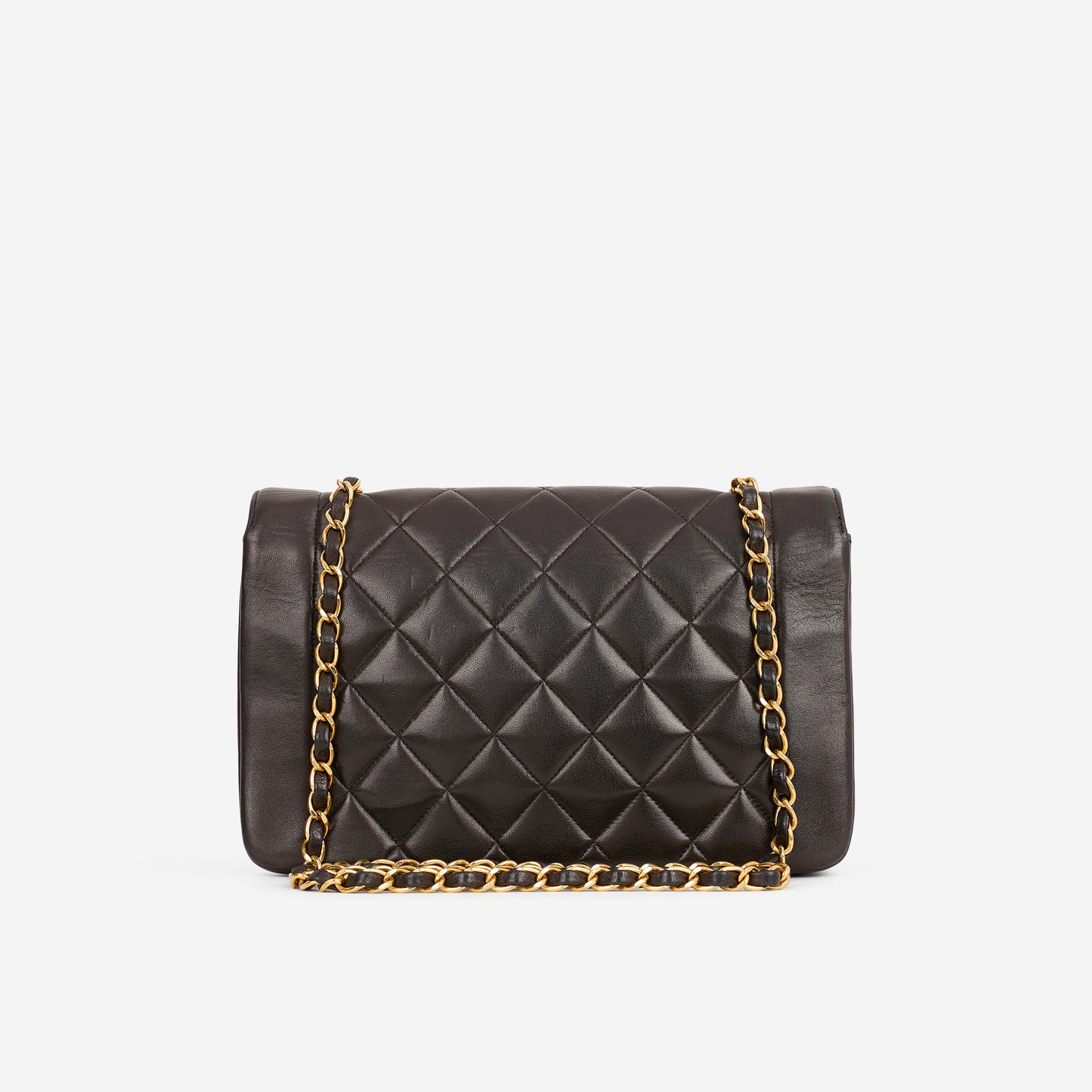 Chanel Vintage Diana Flap - Brown Lambskin | Gold Hardware