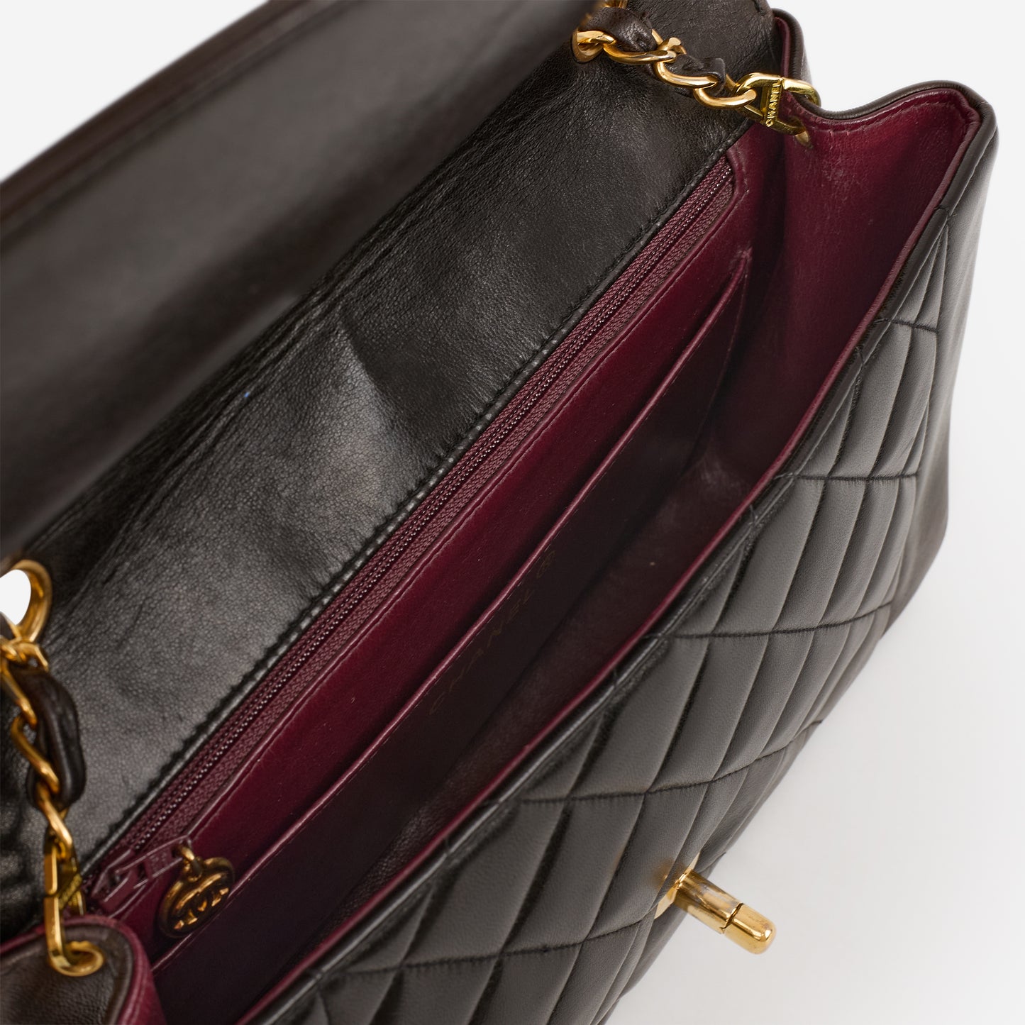 Chanel Vintage Diana Flap - Brown Lambskin | Gold Hardware