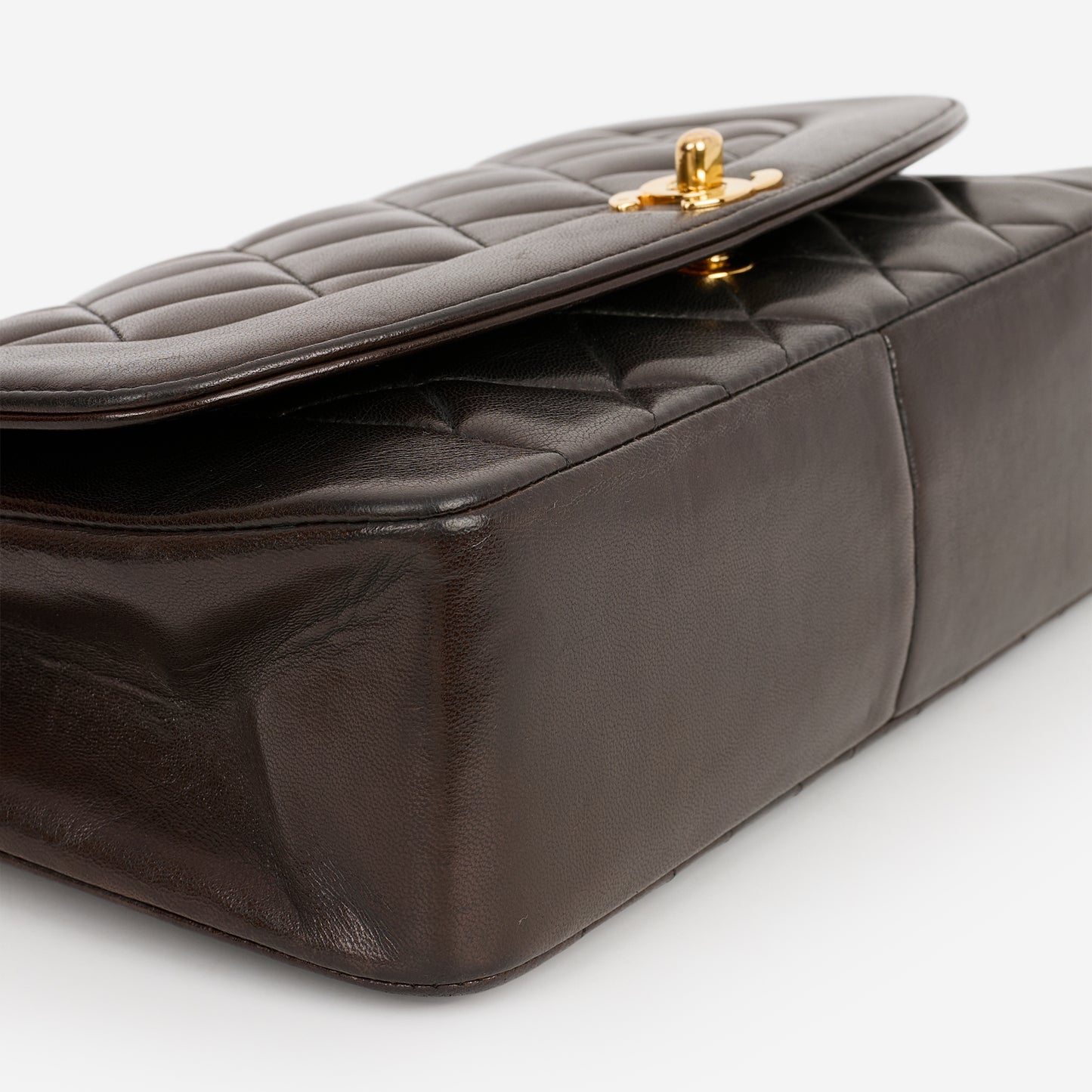 Chanel Vintage Diana Flap - Brown Lambskin | Gold Hardware