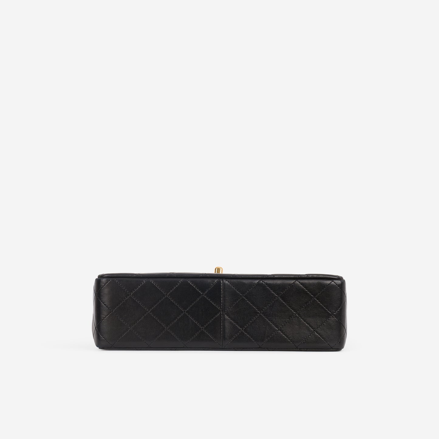 Chanel Vintage Medium Square Flap - Black Lambskin | Gold Hardware