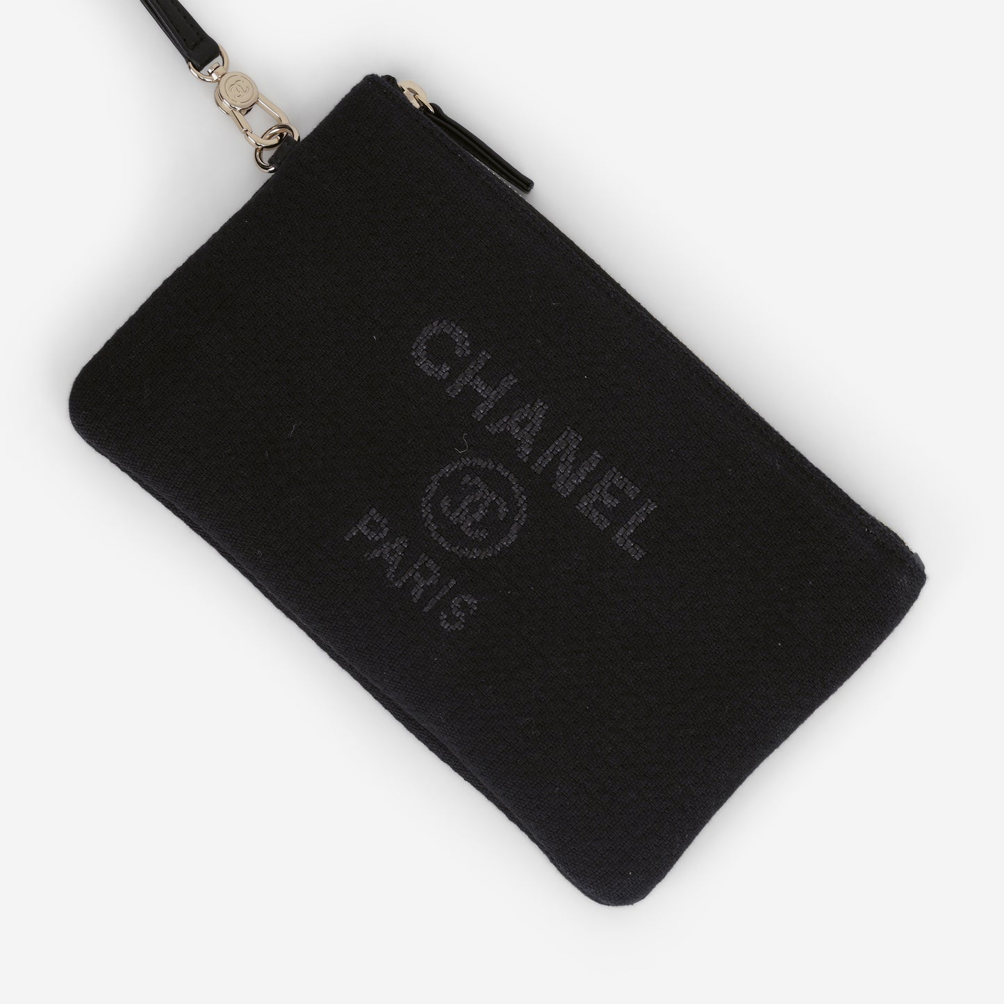 Chanel Small Deauville - Black Canvas | Champagne Gold Hardware