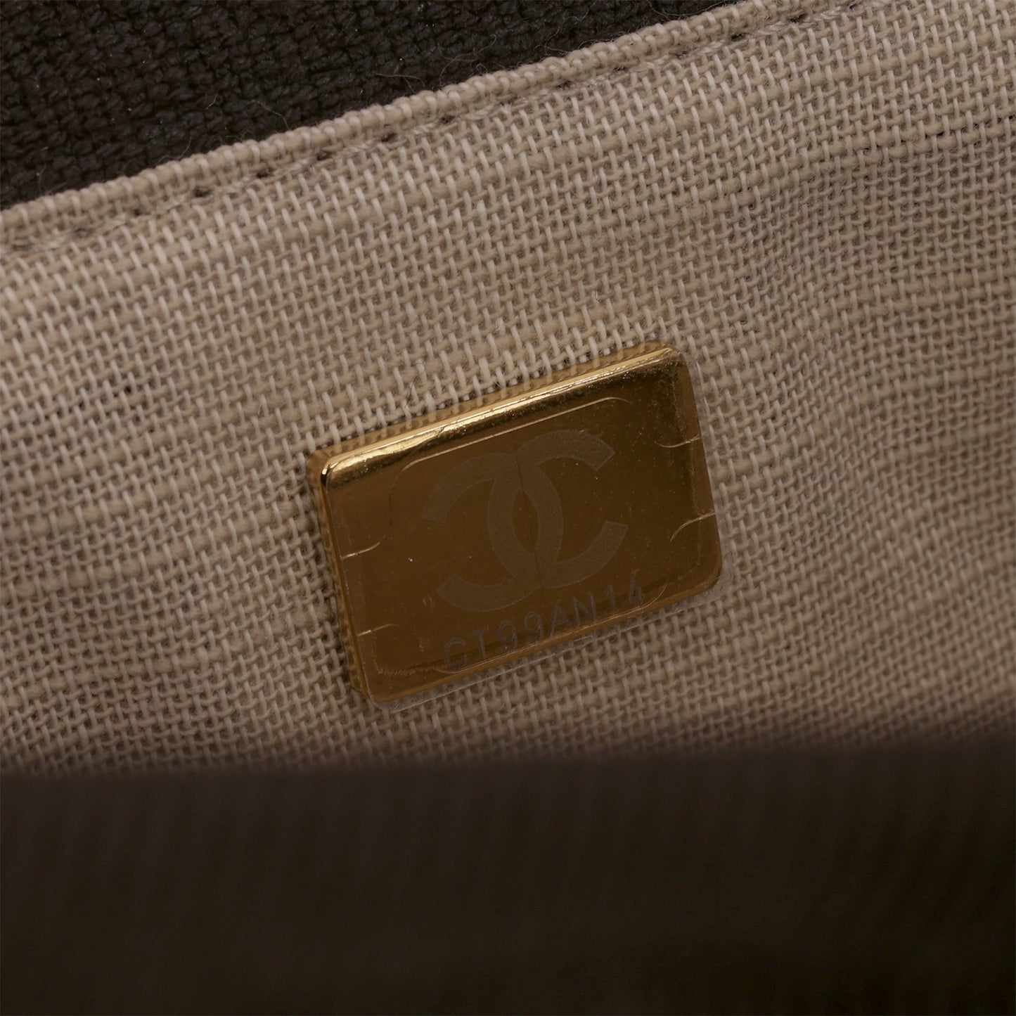 Chanel Small Deauville - Black Canvas | Champagne Gold Hardware