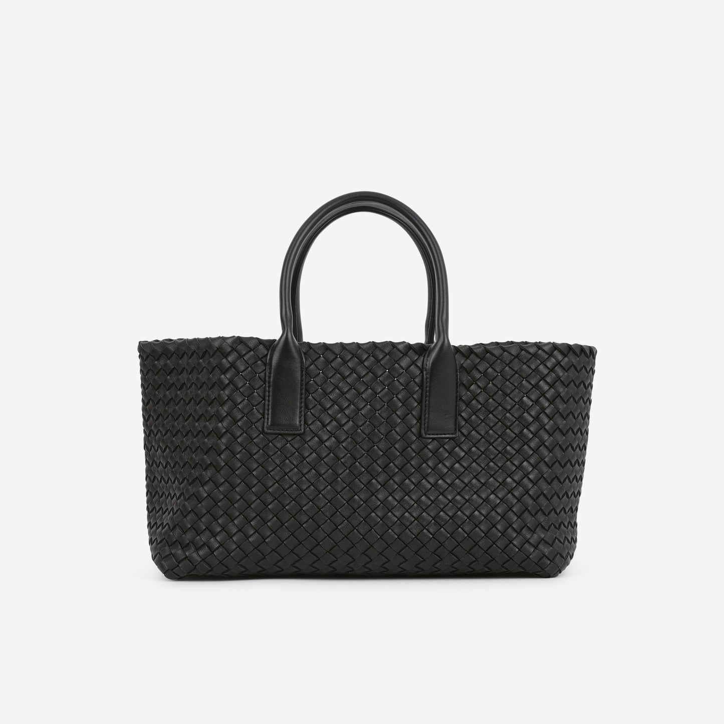 Bottega Veneta Small Cabat Tote - Black Intrecciato | Gold Hardware