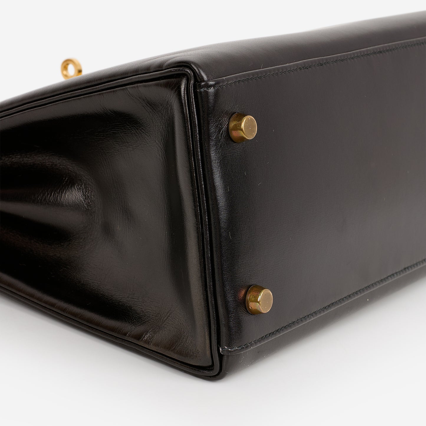 VIntage Kelly 32 - Noir Box Retourne | Gold Hardware