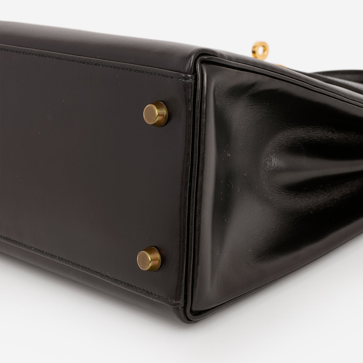 VIntage Kelly 32 - Noir Box Retourne | Gold Hardware
