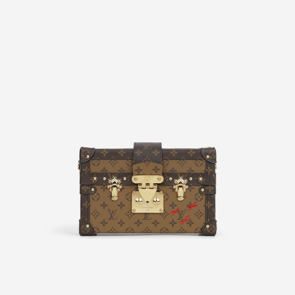 Louis Vuitton Petite Malle - Monogram Reverse Canvas | Gold Hardware