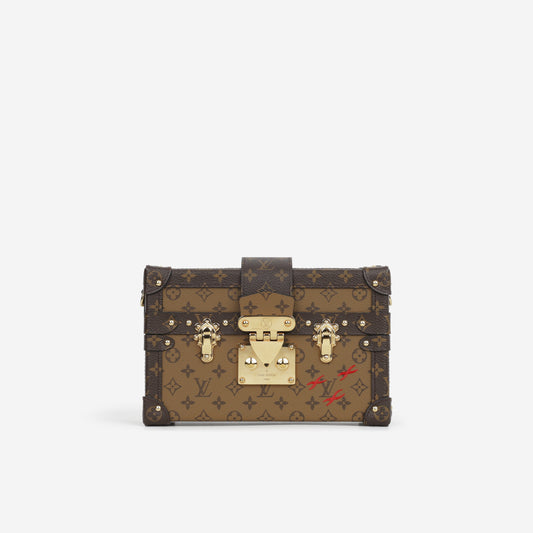Louis Vuitton Petite Malle - Monogram Reverse Canvas | Gold Hardware