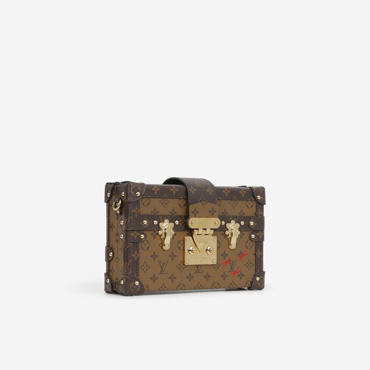 Louis Vuitton Petite Malle - Monogram Reverse Canvas | Gold Hardware