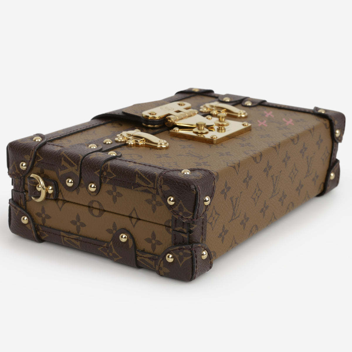 Louis Vuitton Petite Malle - Monogram Reverse Canvas | Gold Hardware