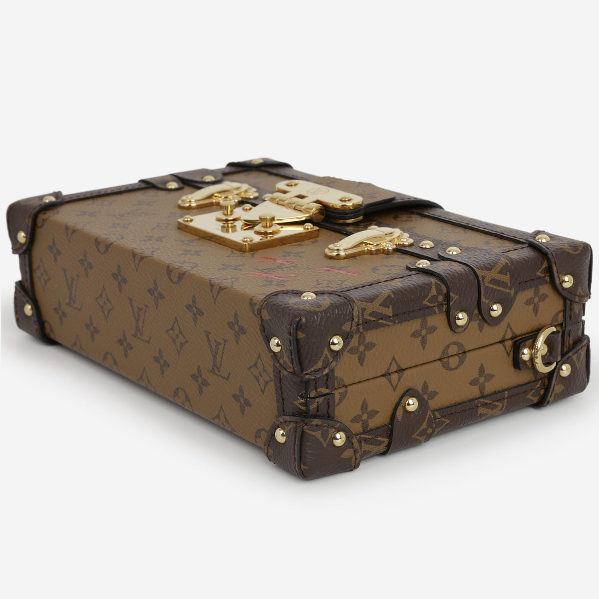 Louis Vuitton Petite Malle - Monogram Reverse Canvas | Gold Hardware