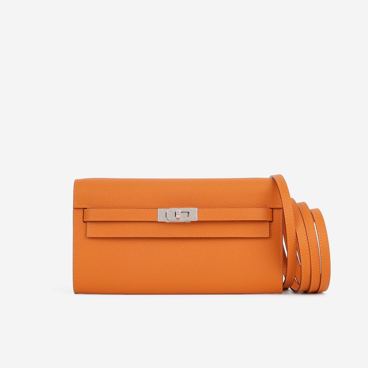 Hermès Kelly To Go Wallet - Orange Epsom | Palladium Hardware