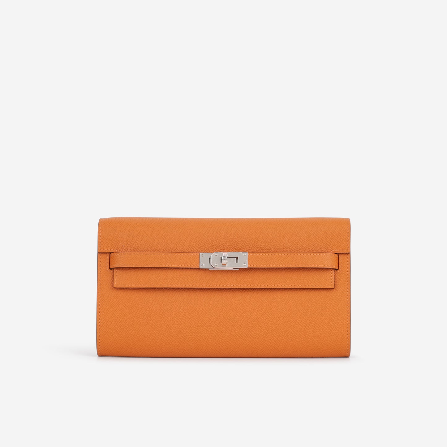 Hermès Kelly To Go Wallet - Orange Epsom | Palladium Hardware