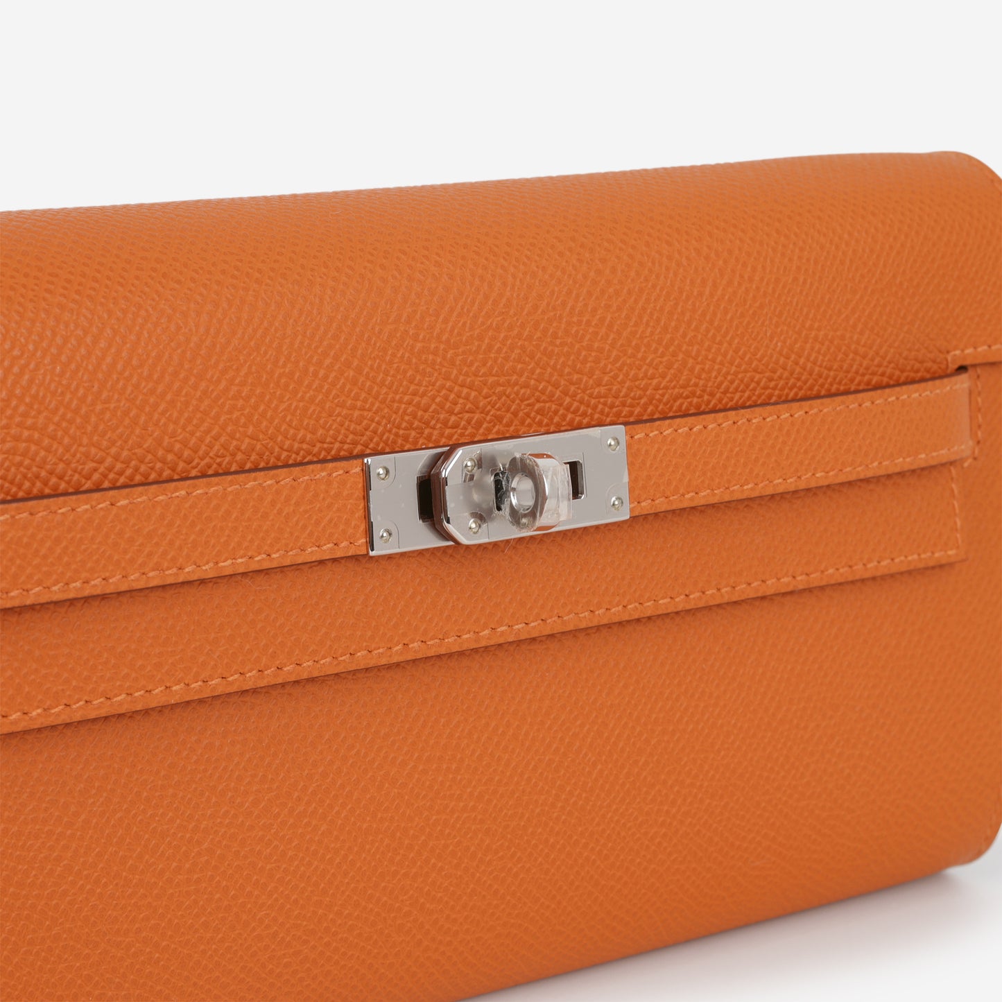 Hermès Kelly To Go Wallet - Orange Epsom | Palladium Hardware
