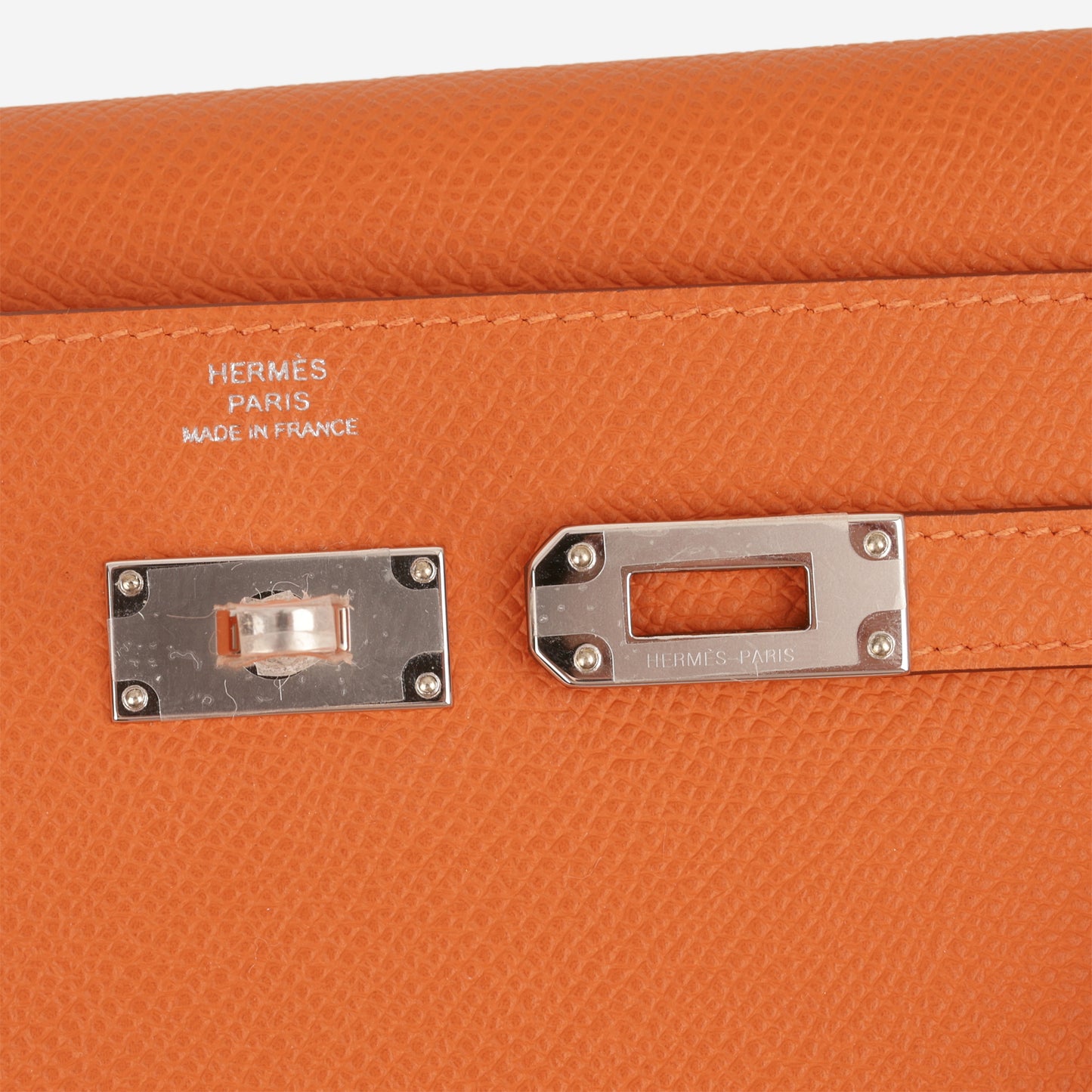 Hermès Kelly To Go Wallet - Orange Epsom | Palladium Hardware