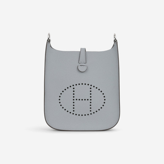 Hermès Mini Evelyne TPM - Gris Pantin Epsom | Palladium Hardware