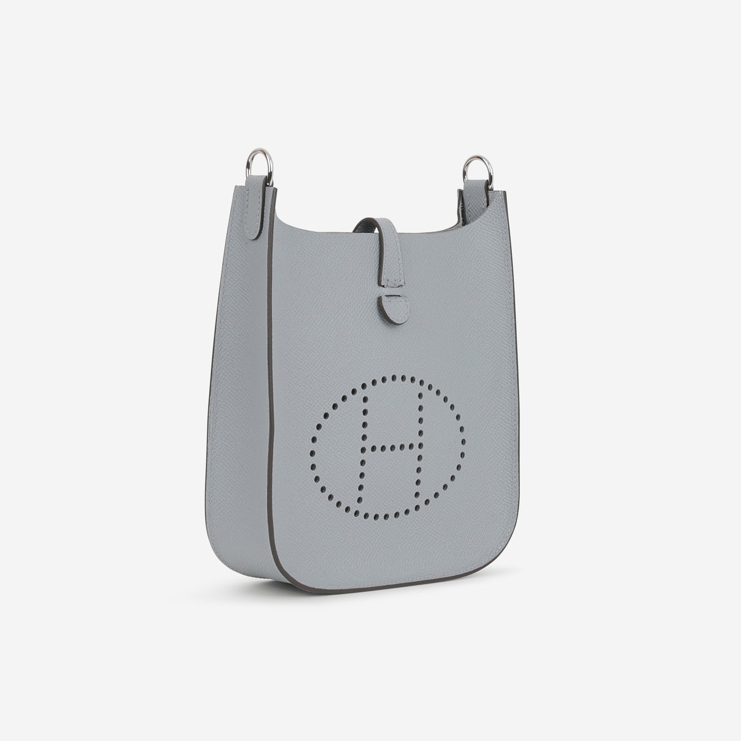 Hermès Mini Evelyne TPM - Gris Pantin Epsom | Palladium Hardware