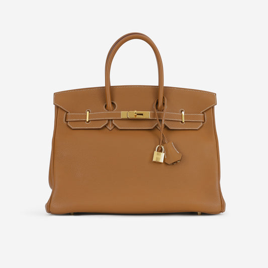 Hermès Vintage Birkin 35 - Gold Togo | Gold Hardware