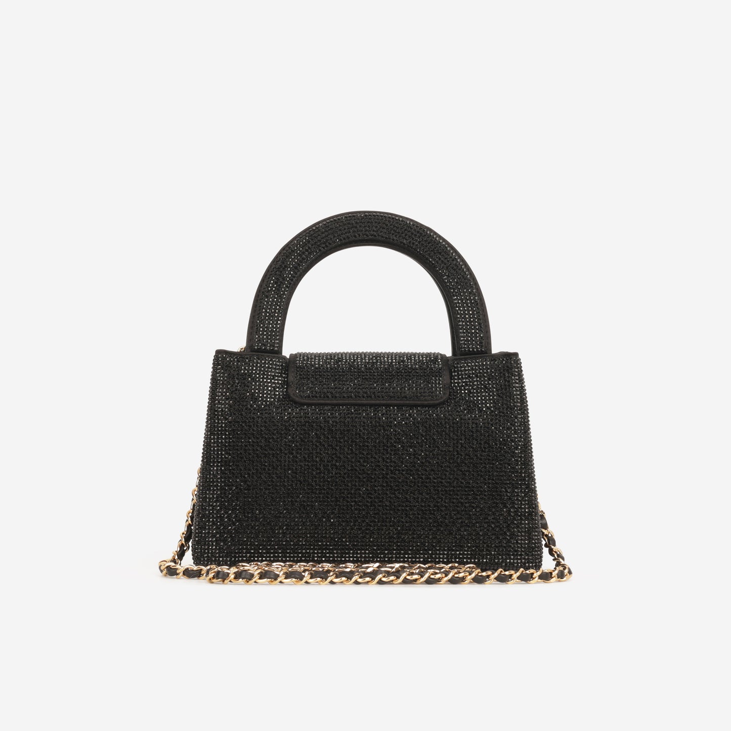 Chanel FW26 Small Kelly Re-Edition - Black Strass | Gold Hardware