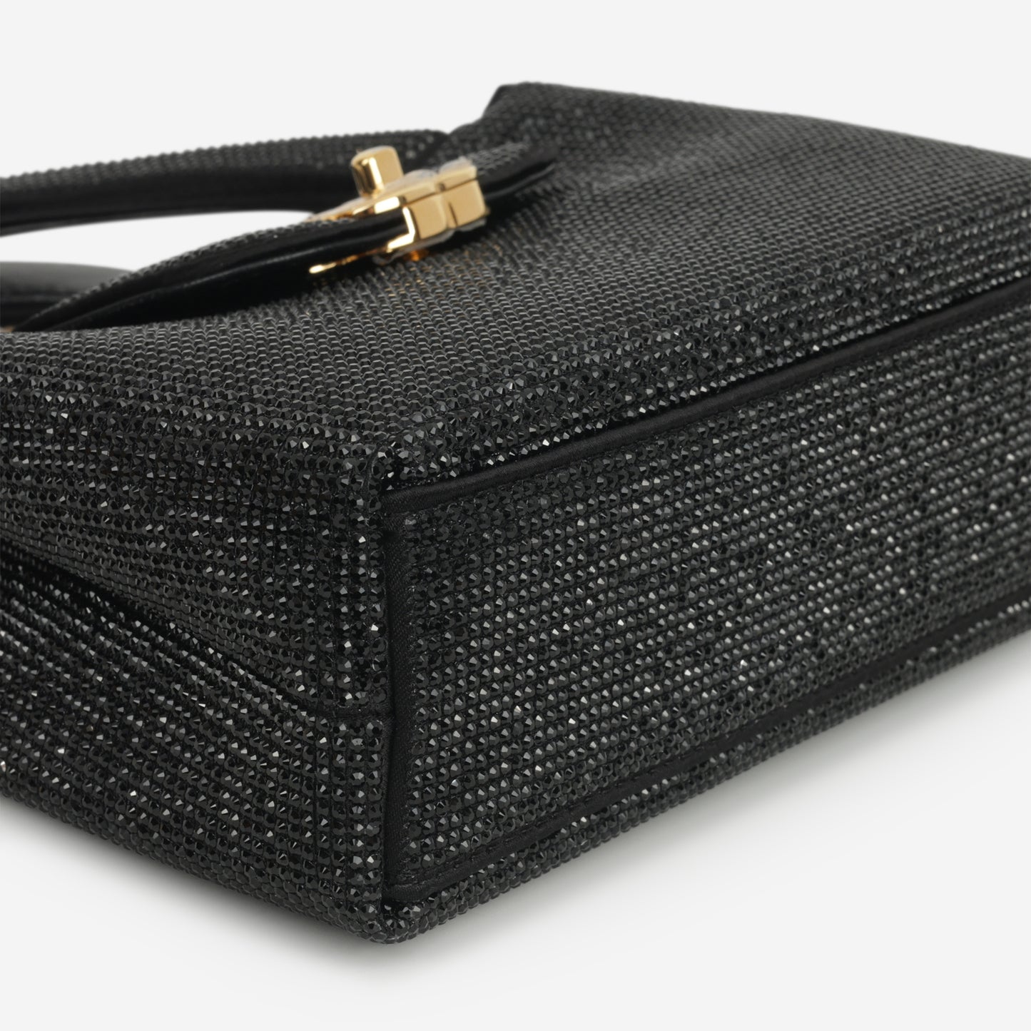 Chanel FW26 Small Kelly Re-Edition - Black Strass | Gold Hardware