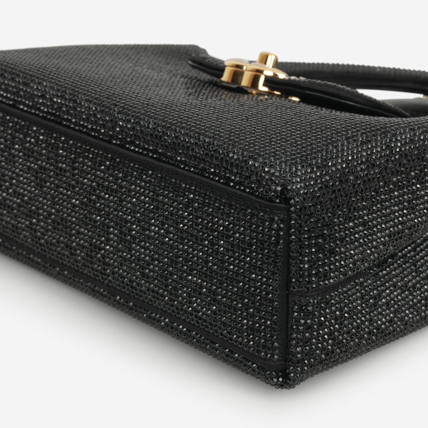 Chanel FW26 Small Kelly Re-Edition - Black Strass | Gold Hardware