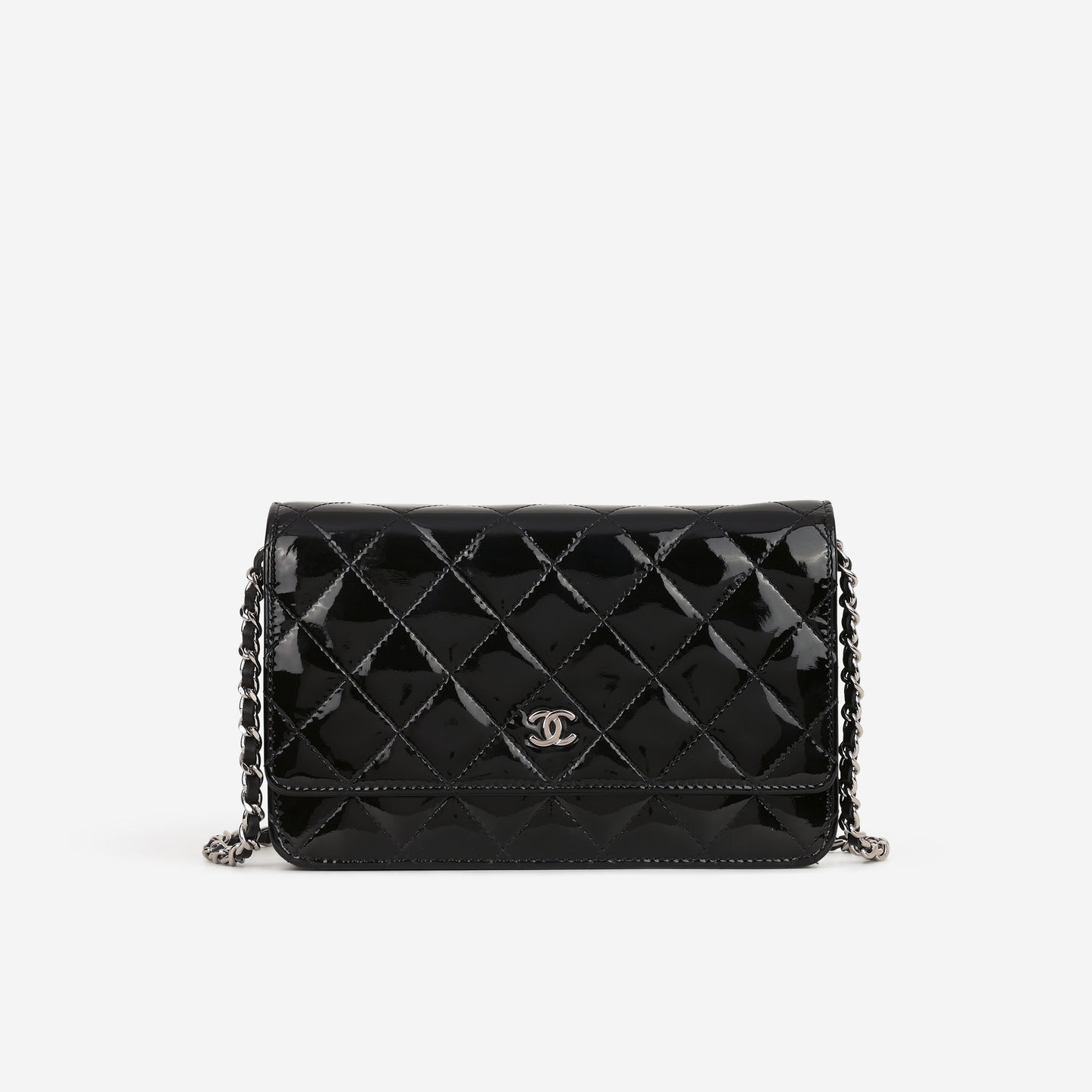 Chanel WOC - Black Patent | Silver Hardware