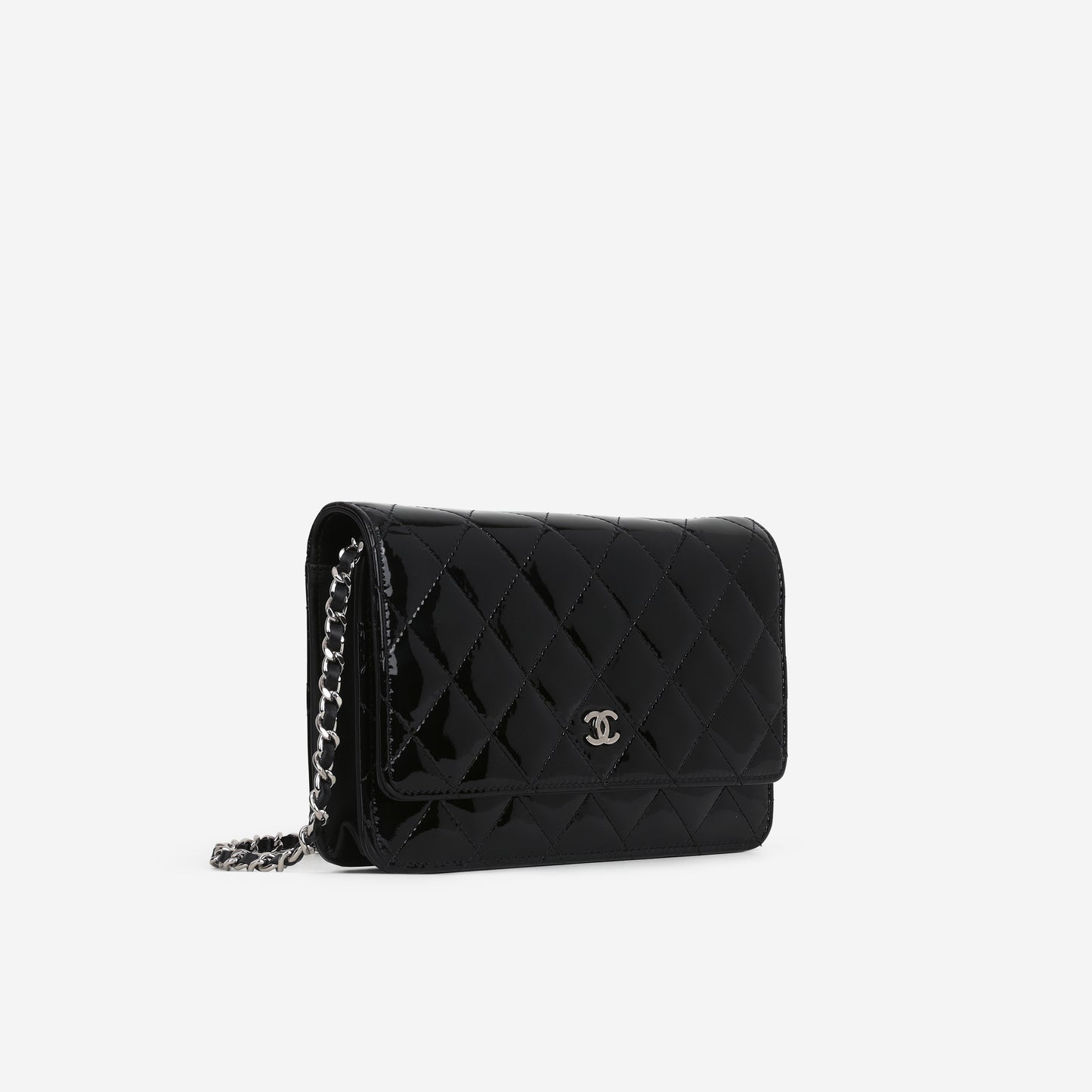 Chanel WOC - Black Patent | Silver Hardware