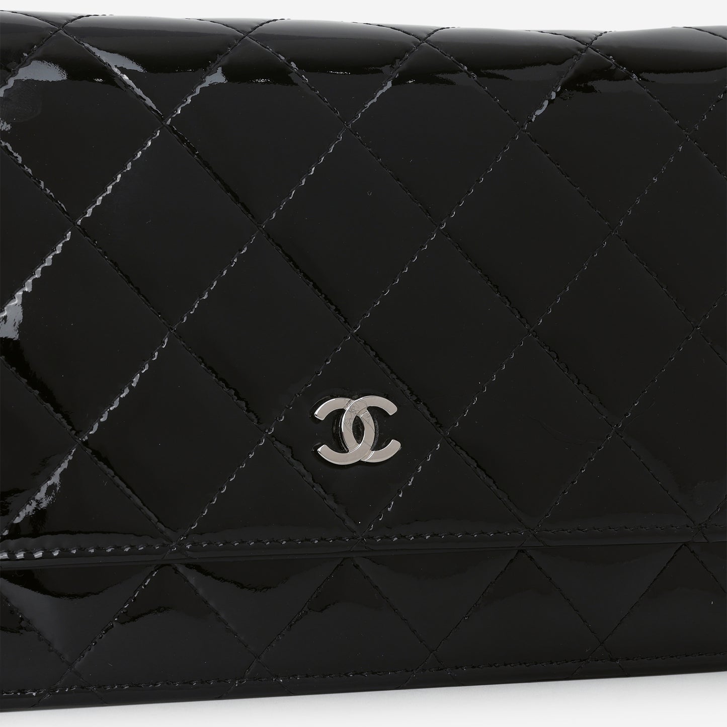 Chanel WOC - Black Patent | Silver Hardware