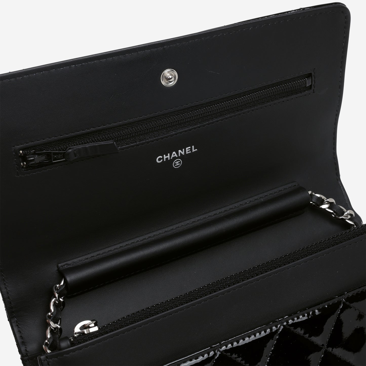Chanel WOC - Black Patent | Silver Hardware