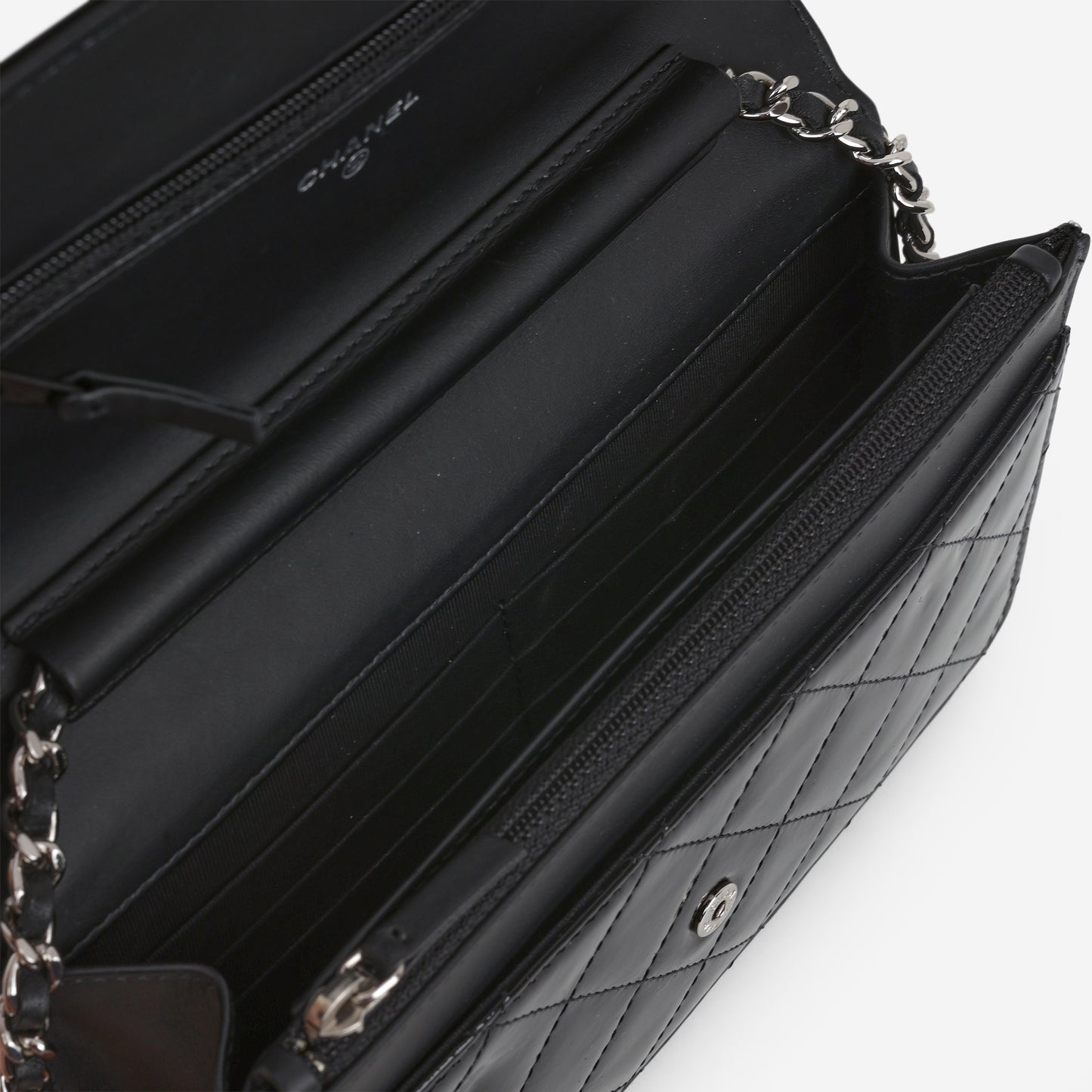 Chanel WOC - Black Patent | Silver Hardware