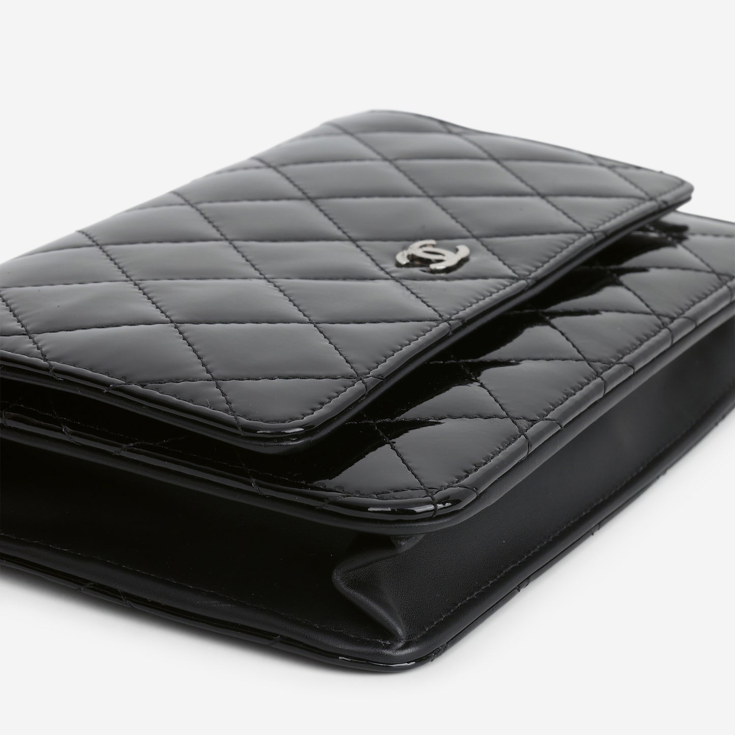 Chanel WOC - Black Patent | Silver Hardware