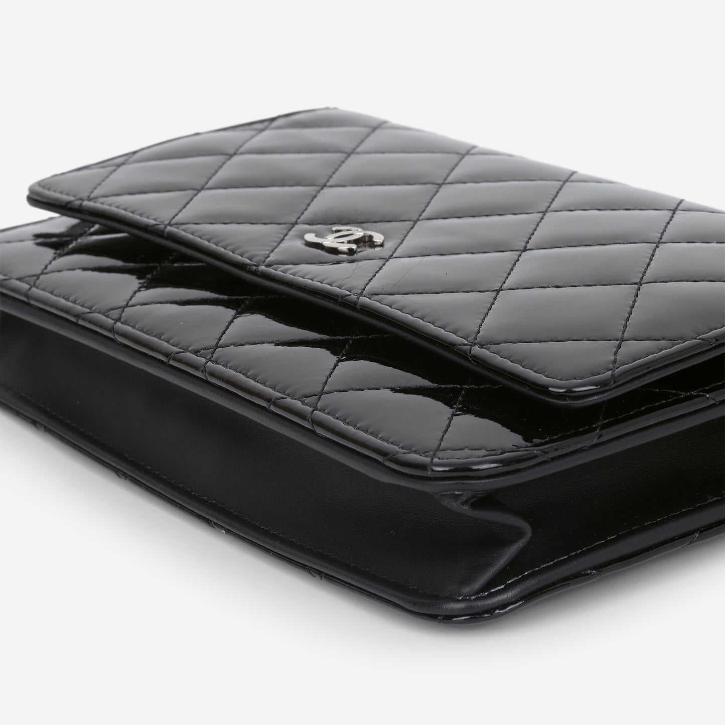 Chanel WOC - Black Patent | Silver Hardware