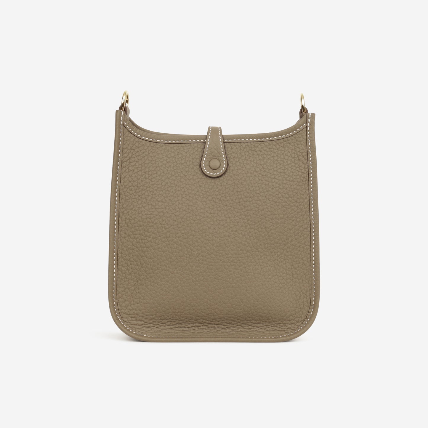 Hermès Mini Evelyne TPM - Etoupe Clemence | Gold Hardware