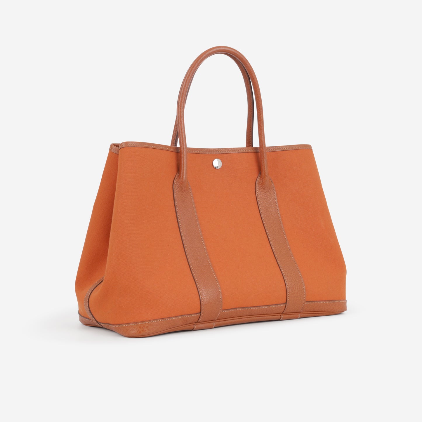 Hermès Vintage Garden Party 36 - Orange Canvas / Negonda | Palladium Hardware
