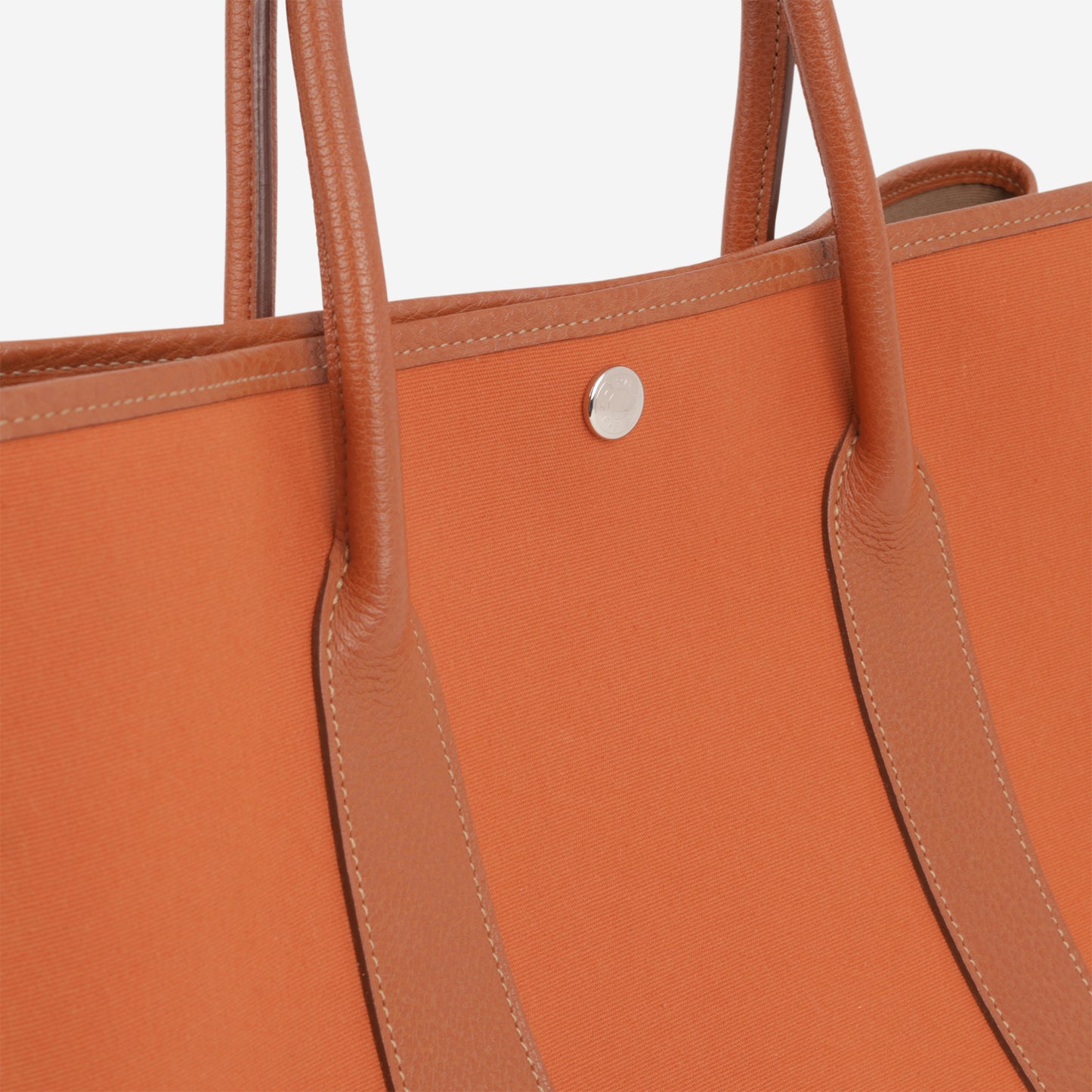 Hermès Vintage Garden Party 36 - Orange Canvas / Negonda | Palladium Hardware