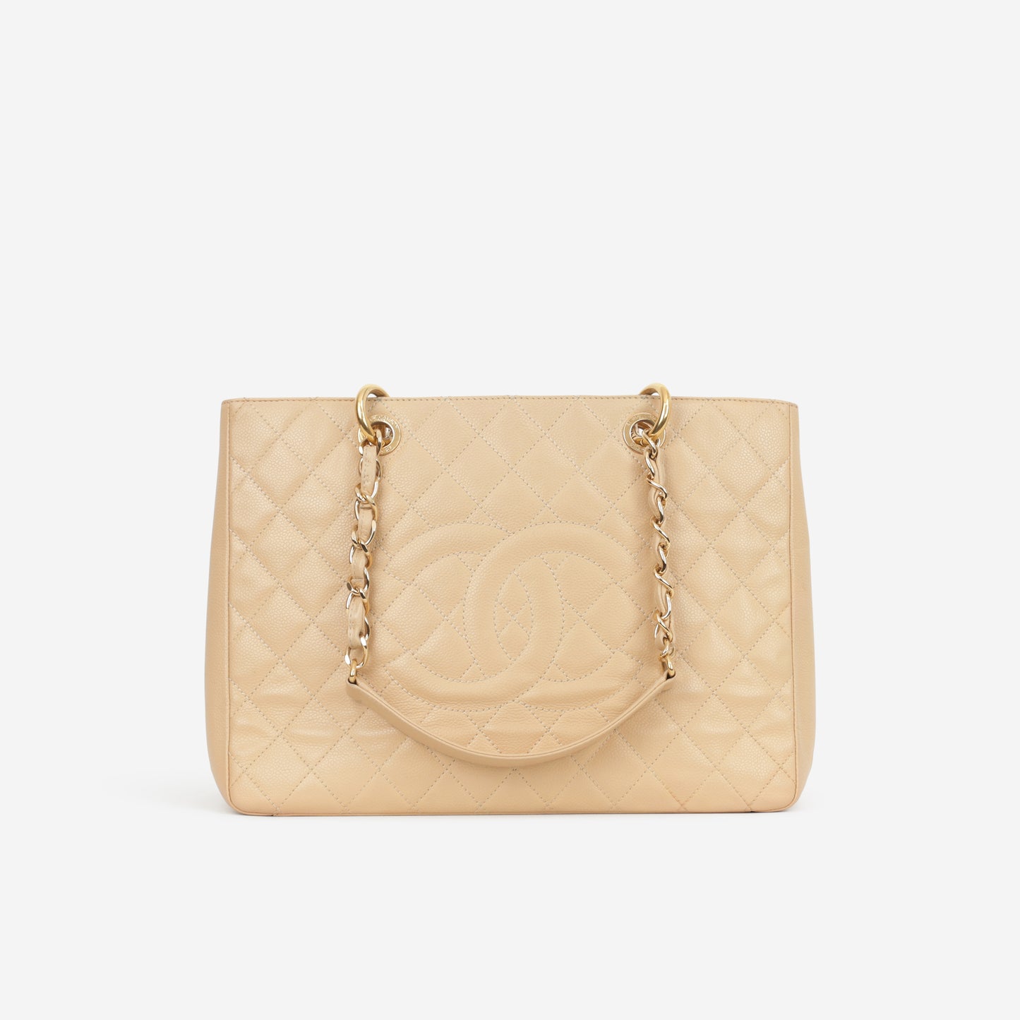 Chanel GST - Beige Caviar | Gold Hardware