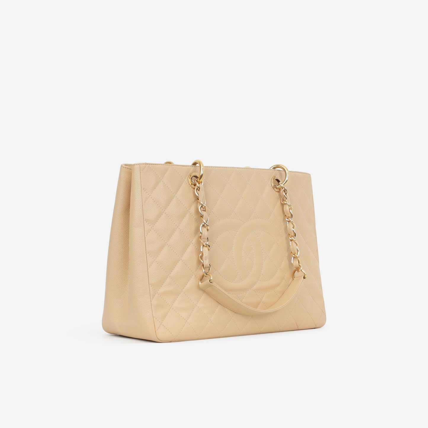 Chanel GST - Beige Caviar | Gold Hardware