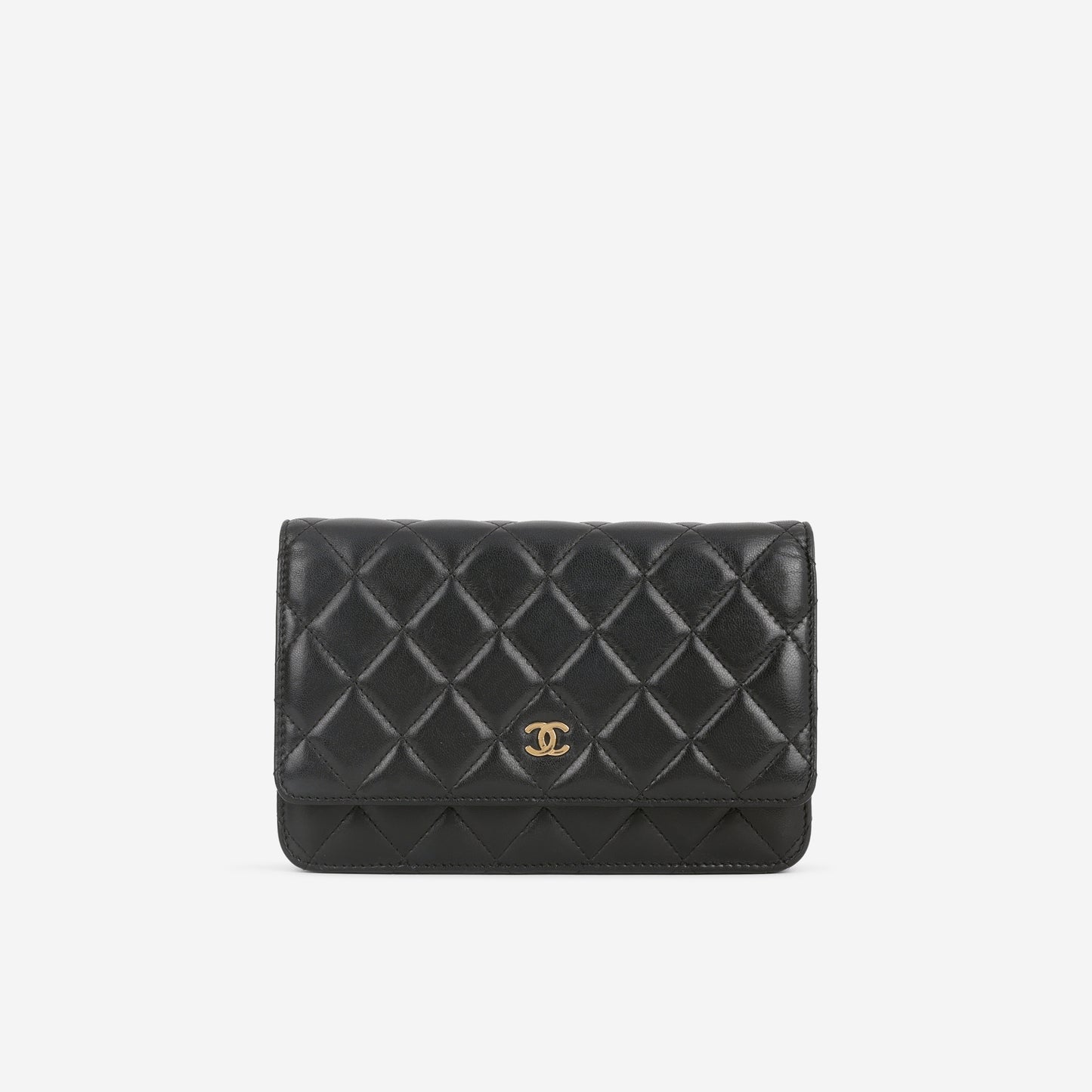 Chanel WOC - Black Lambskin | Gold Hardware