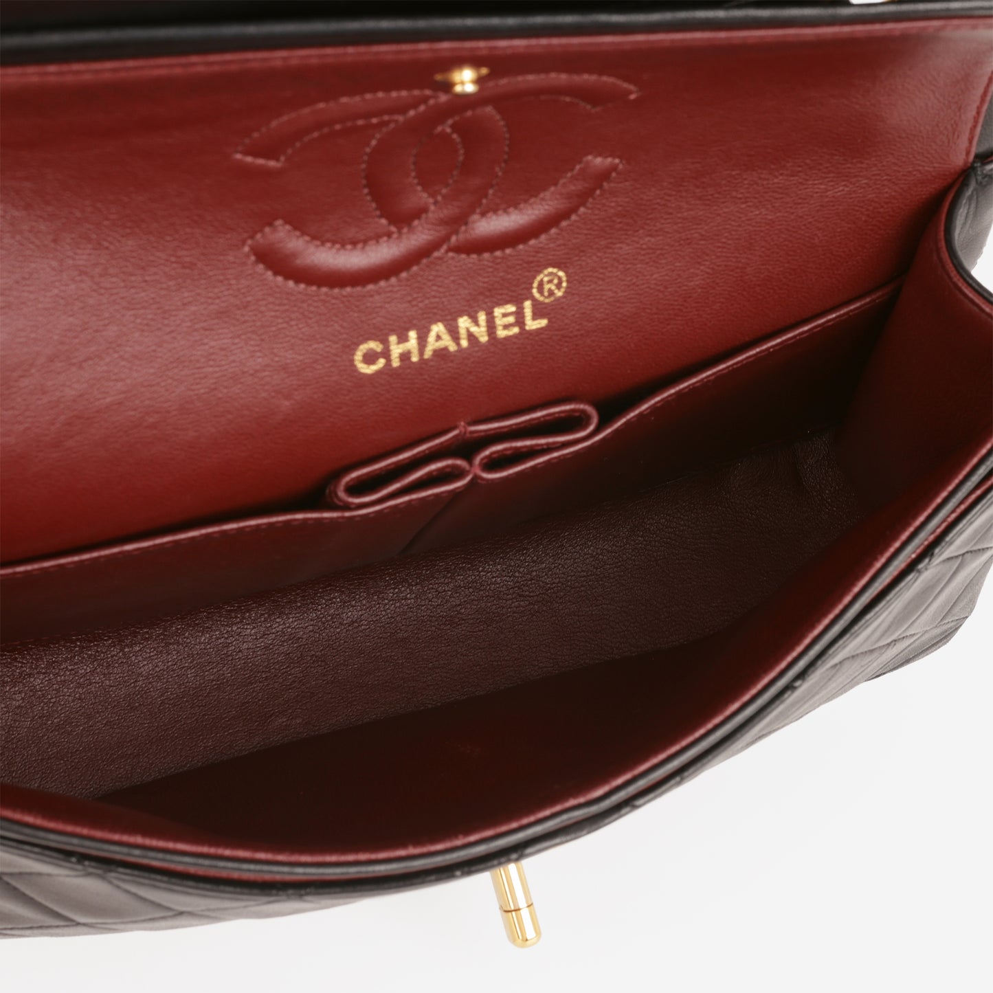Chanel Vintage Small Classic Flap - Black Lambskin | Gold Hardware